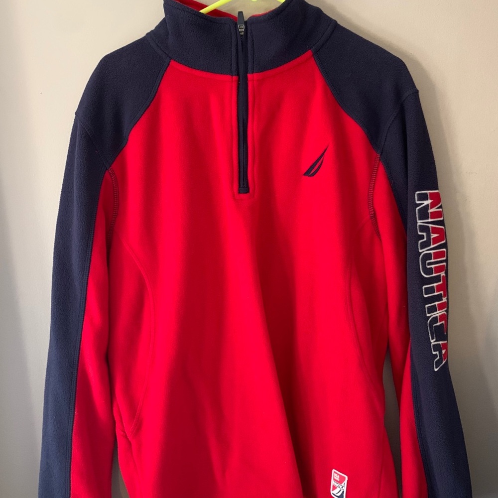 Vintage nautica half zip USA sweater